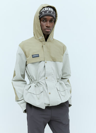 로고 자카드 비니 햇 adidas Originals by SPZL 로고 자카드 비니 햇 그레이 aos0154014
