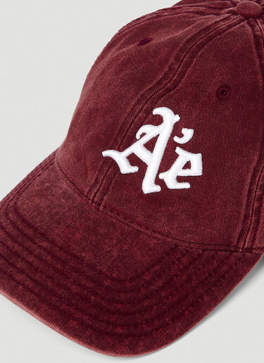 AE Baseball Cap Aaron Esh AE Baseball Cap Red ash0152011
