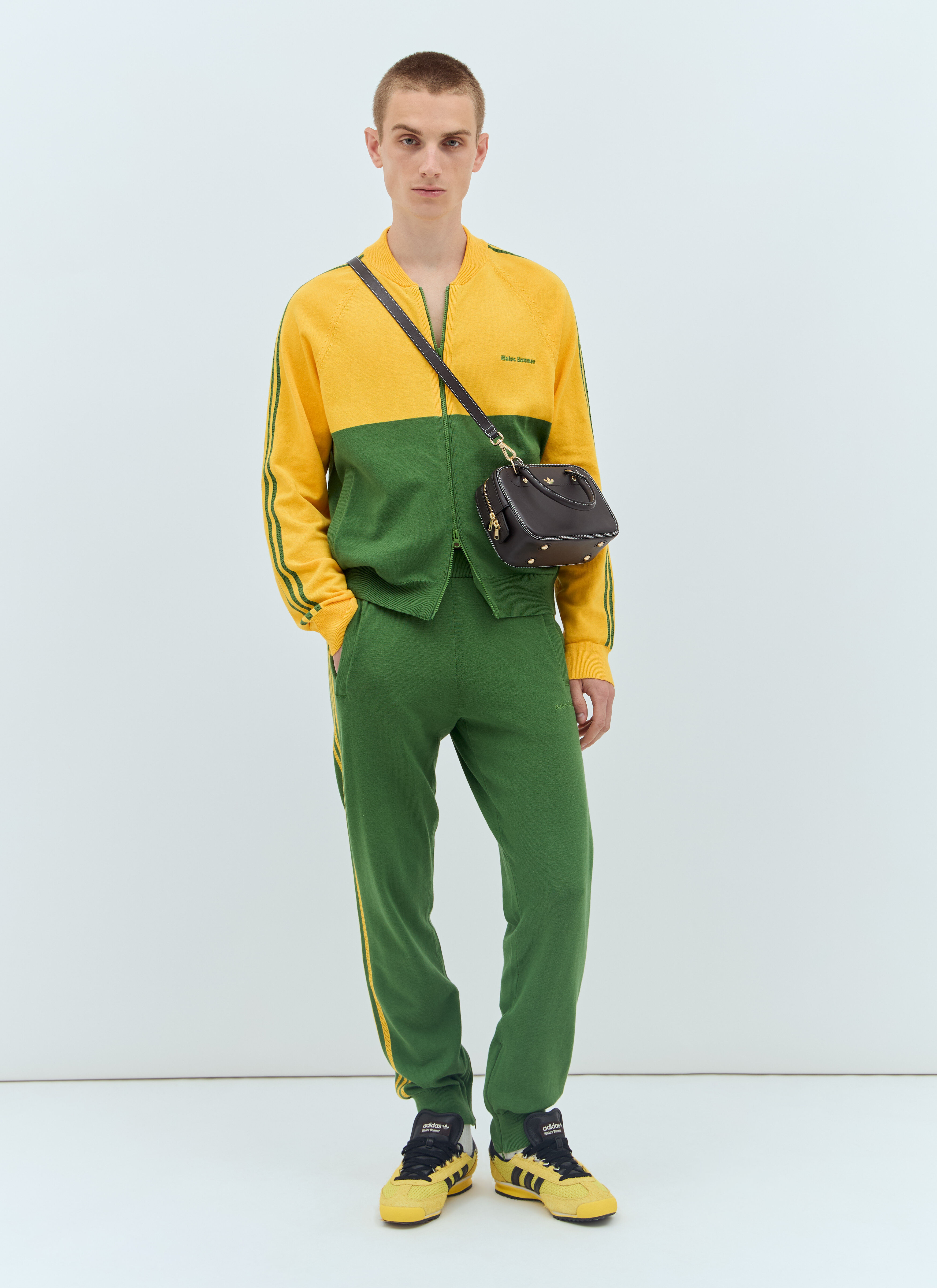 Adidas Green Yellow Track Jacket