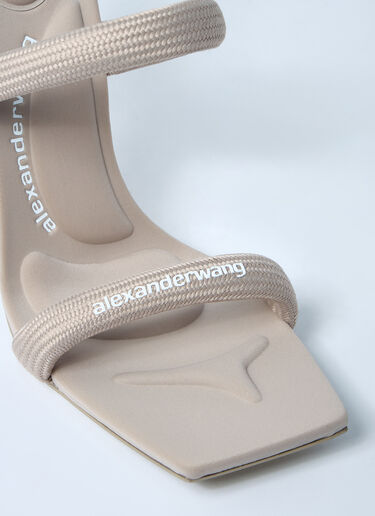 Julie Tubular Heeled Sandals Alexander Wang Julie Tubular Heeled Sandals Beige awg0261021