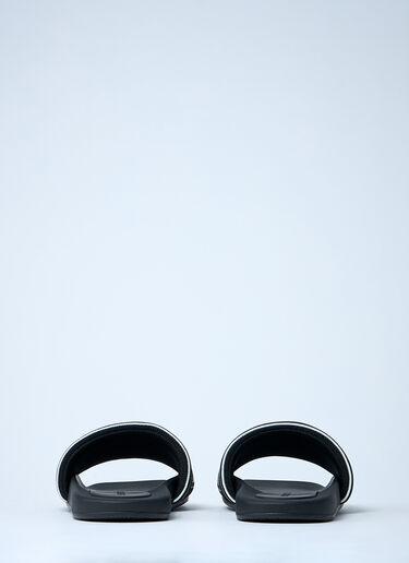 Logo Motif Slides Alexander Wang Logo Motif Slides Black awg0261024