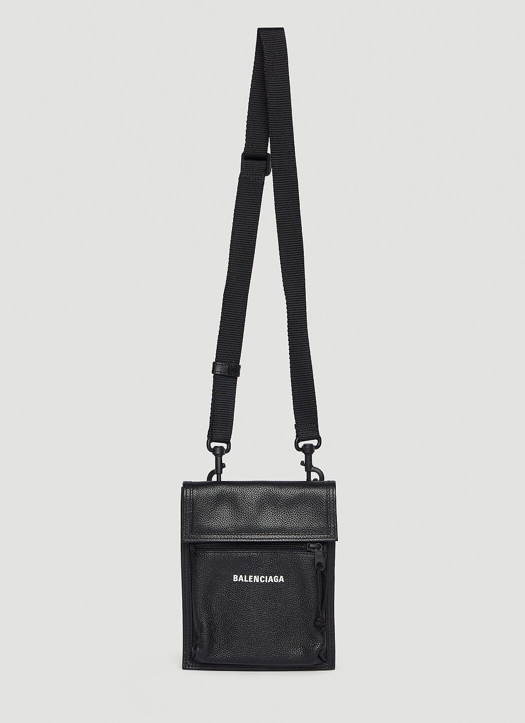 Balenciaga Men's' Explorer Pouch Crossbody Bag in Black | LN-CC®