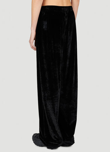 Balenciaga Velour Track Pants Black bal0153009