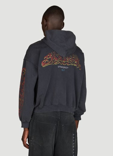 Offshore Zip-Up Hooded Sweatshirt Balenciaga Offshore Zip-Up Hooded Sweatshirt Black bal0155018