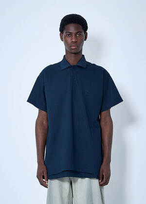 Balenciaga Interwined Polo Shirt Navy bal0159003