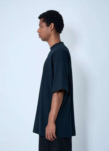 Logo Motif T-Shirt Balenciaga Logo Motif T-Shirt Black bal0161003