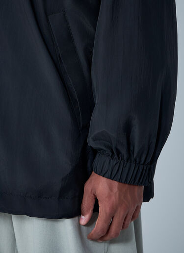 Logo Motif Windbreaker Jacket Balenciaga Logo Motif Windbreaker Jacket Black bal0161005