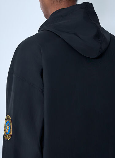 Balenciaga Logo Motif Windbreaker Jacket Black bal0161005