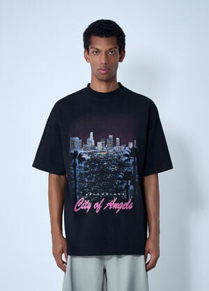 Balenciaga City Of Angels T-Shirt Black bal0161008