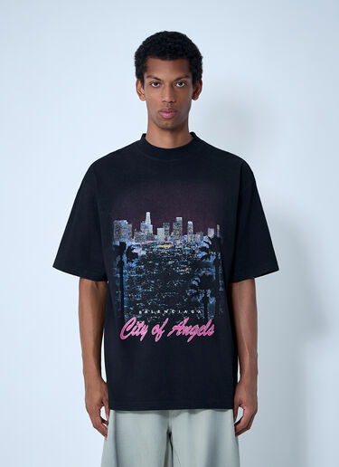 Balenciaga City Of Angels T-Shirt Black bal0161008