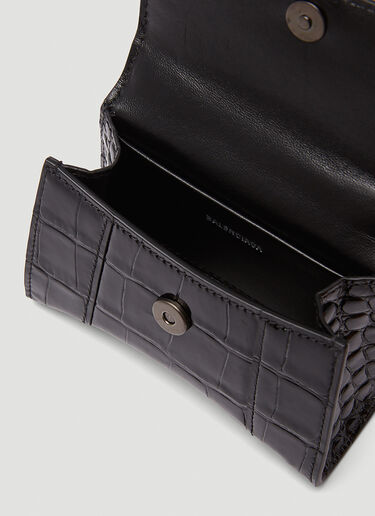 Hourglass Mini Top Handle Bag Balenciaga Hourglass Mini Top Handle Bag Black bal0245046