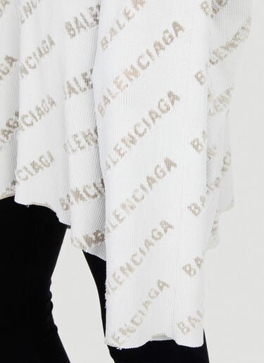 올오버 로고 하이넥 스웨터 Balenciaga 올오버 로고 하이넥 스웨터 그레이 bal0251014