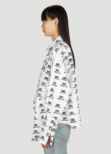Swing 衬衫 Balenciaga Swing 衬衫 白色 bal0251018