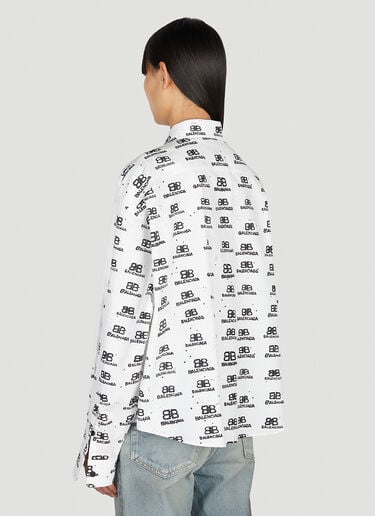 Swing 衬衫 Balenciaga Swing 衬衫 白色 bal0251018