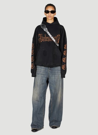 로우 라이즈 배기 진 Balenciaga 로우 라이즈 배기 진 블루 bal0253025