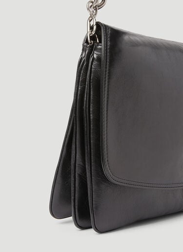 Balenciaga BB Soft Large Flap Shoulder Bag Black bal0253033