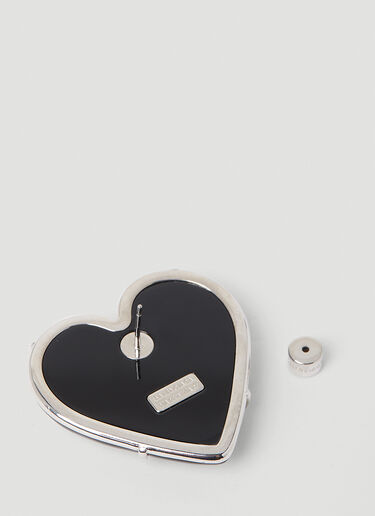 Heart Logo Earrings Balenciaga Heart Logo Earrings Black bal0253099