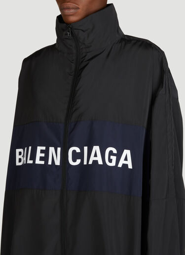 Balenciaga 徽标印花拉链夹克 黑色 bal0255006