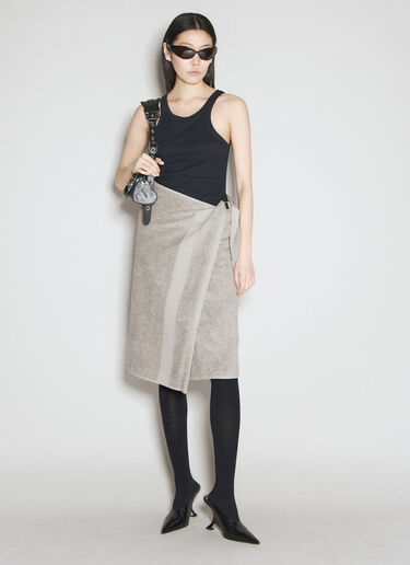 Balenciaga Towel Skirt Beige bal0255012