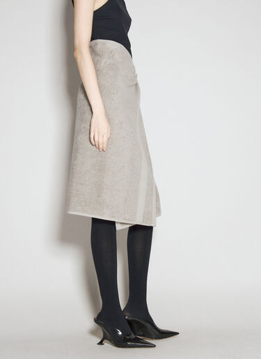 Towel Skirt Balenciaga Towel Skirt Beige bal0255012