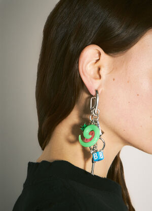Balenciaga Pigalle Collector Earring Silver bal0258019