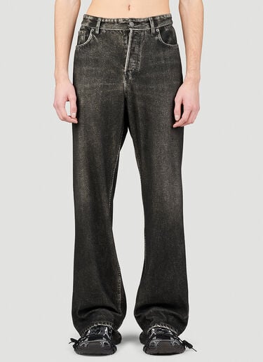 Balenciaga Trompe L'Oeil Pants Black bal0353004