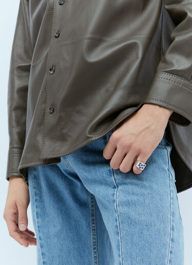Bleue Burnham 로즈 가든 시그넷 링 실버 bbm0354008