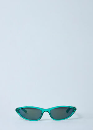 Balenciaga Neo Oval 2.0 Sunglasses Green bcs0260002
