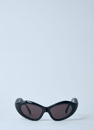 Balenciaga Orbit Cat Sunglasses Black bcs0260003