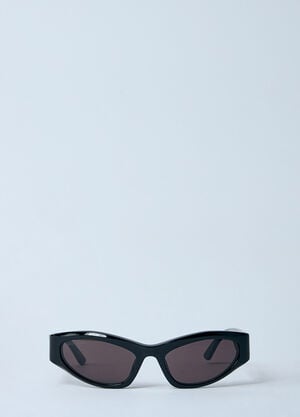 Balenciaga Logo Print Sunglasses Black bcs0260004