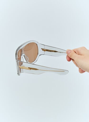 Scudo Shield Sunglasses Bottega Veneta Scudo Shield Sunglasses Clear bos0258001