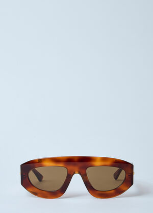 Bottega Veneta Ultrathin Mask Sunglasses Brown bos0259003