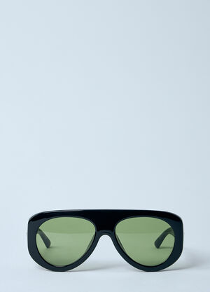 Bottega Veneta Aviator Sunglasses Green bos0359006