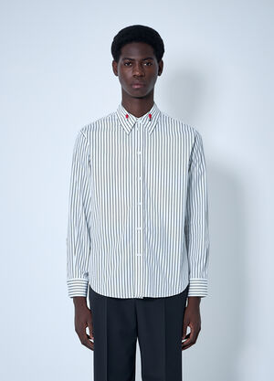 Bottega Veneta 细条纹系扣衬衫 白色 bov0160005