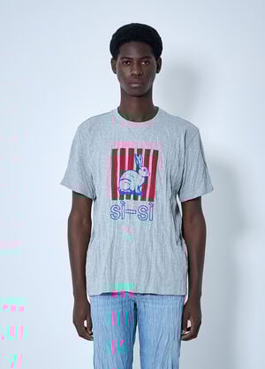 Bottega Veneta Crushed Sisi T-Shirt Grey bov0160007