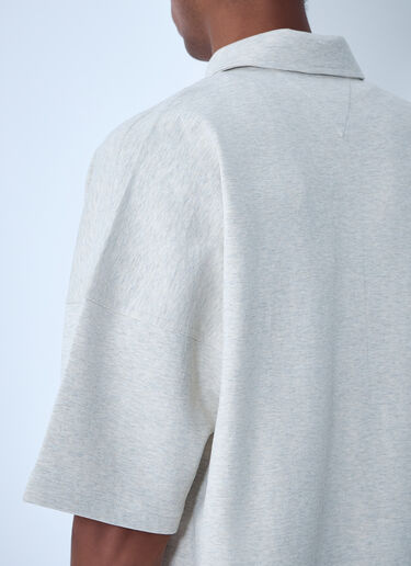 Double Cotton Melange Polo Bottega Veneta Double Cotton Melange Polo Cream bov0161006