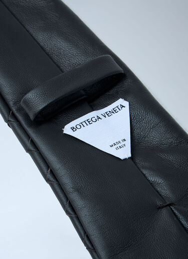 Bottega Veneta Intrecciato Leather Tie Brown bov0161008