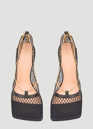 Mesh Heeled Pumps Bottega Veneta Mesh Heeled Pumps Black bov0240029