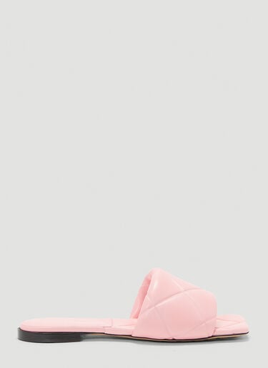 Rubber Lido Flat Sandals Bottega Veneta Rubber Lido Flat Sandals Pink bov0243043