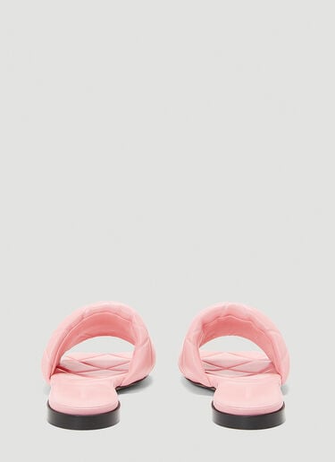 Rubber Lido Flat Sandals Bottega Veneta Rubber Lido Flat Sandals Pink bov0243043