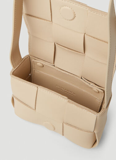 Candy Cassette Mini Shoulder Bag Bottega Veneta Candy Cassette Mini Shoulder Bag Beige bov0251013