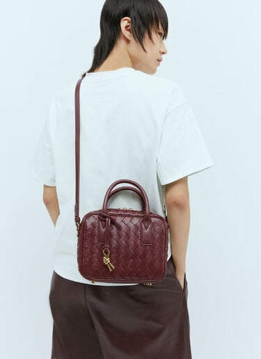 Small Getaway Handbag Bottega Veneta Small Getaway Handbag Burgundy bov0255076