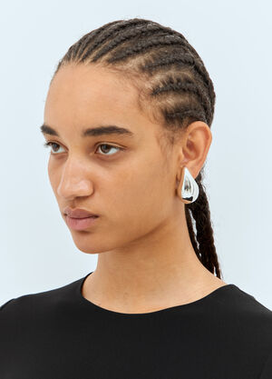 Bottega Veneta Drop Medium Earrings Silver bov0257035
