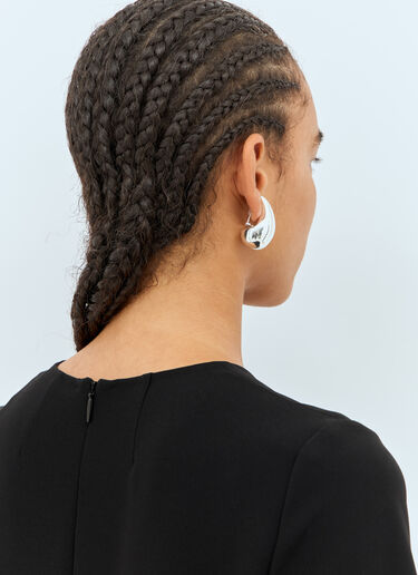 Bottega Veneta Drop Medium Earrings Silver bov0257035