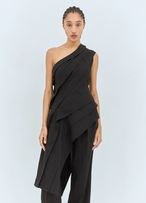 Bottega Veneta Light Stretch Viscose Top Black bov0258006