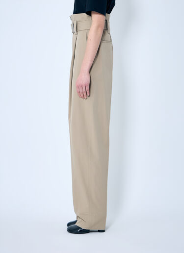 Compact Cotton Pants Bottega Veneta Compact Cotton Pants Beige bov0259010