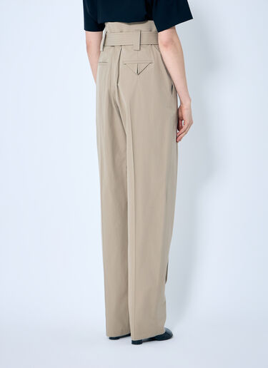 Compact Cotton Pants Bottega Veneta Compact Cotton Pants Beige bov0259010