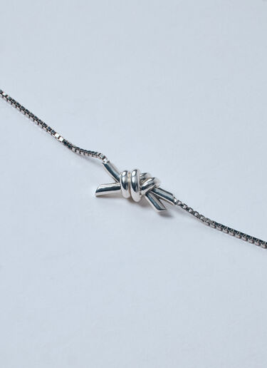 Knot Necklace Bottega Veneta Knot Necklace Silver bov0259057