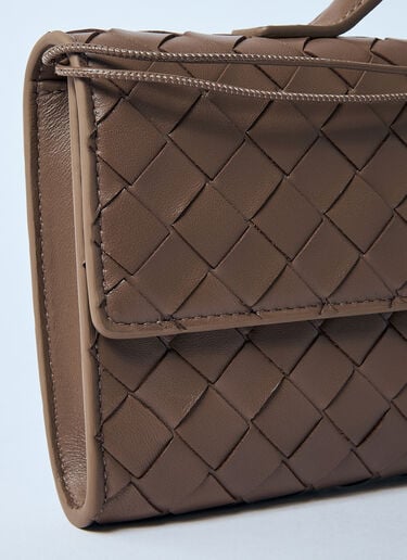 Bottega Veneta Long Andiamo Clutch Brown bov0259067