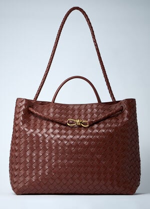 Bottega Veneta Large Andiamo Handbag Brown bov0260038